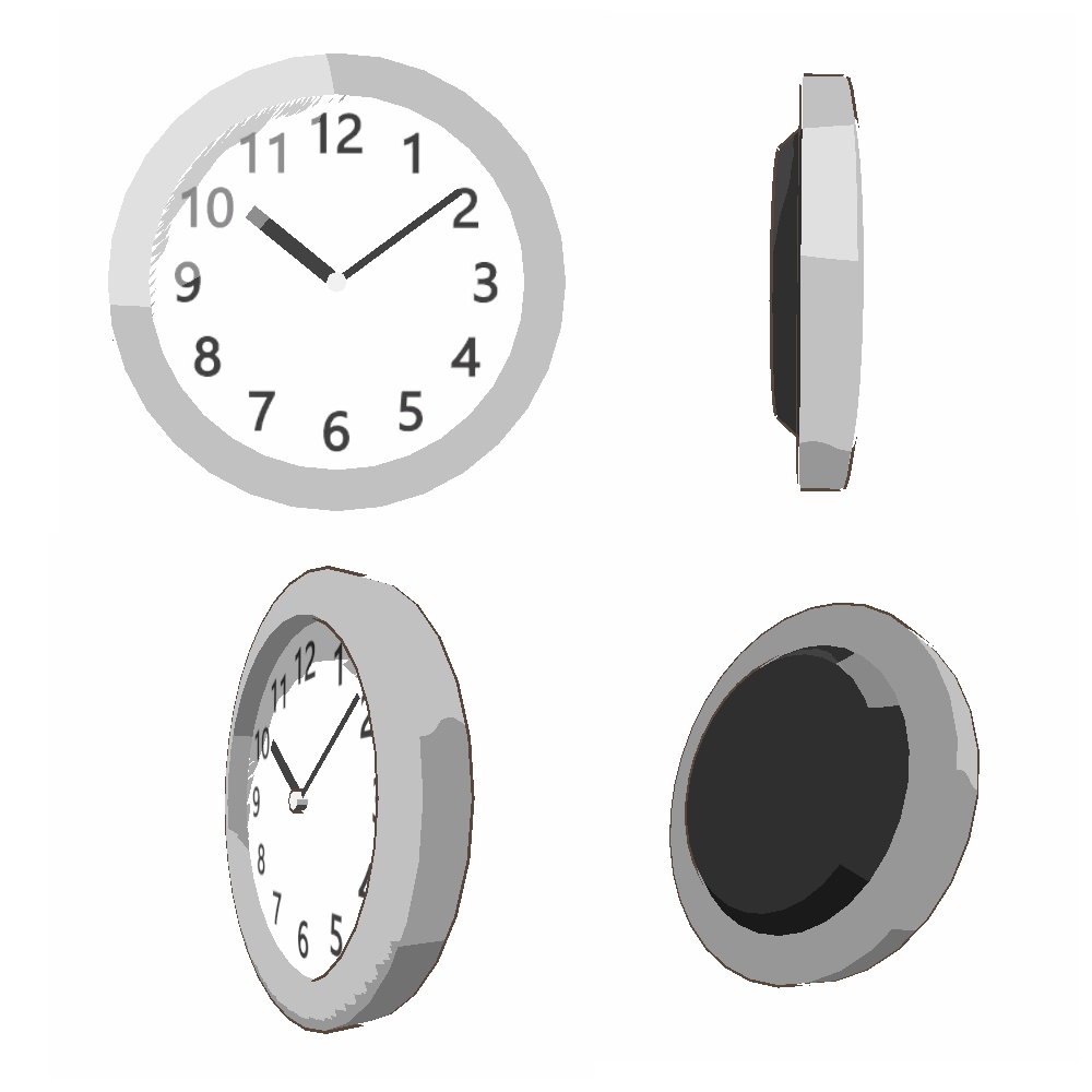 【3Dモデル】時計