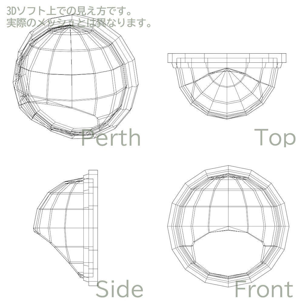 【3Dモデル】換気口