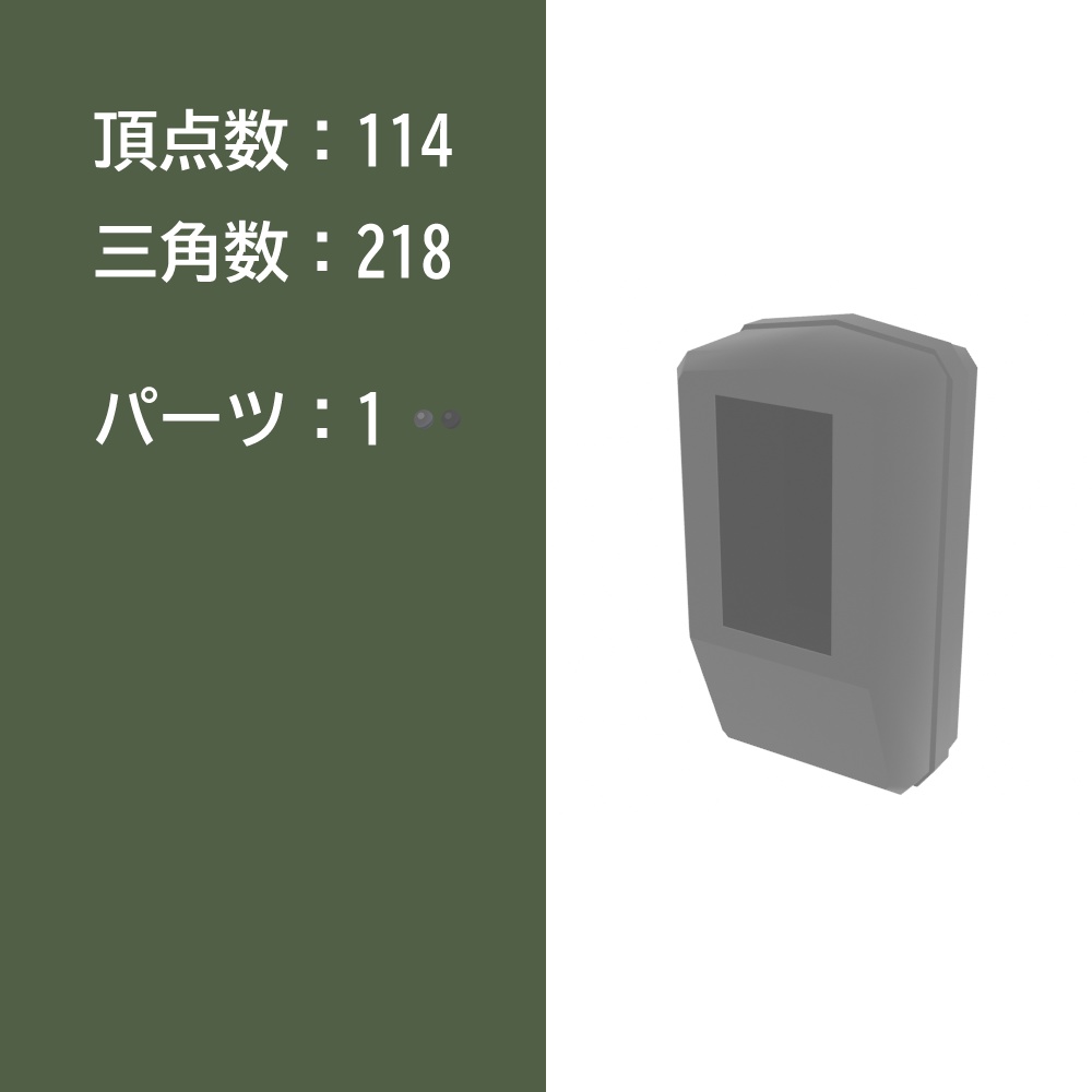 【3Dモデル】電気メーター