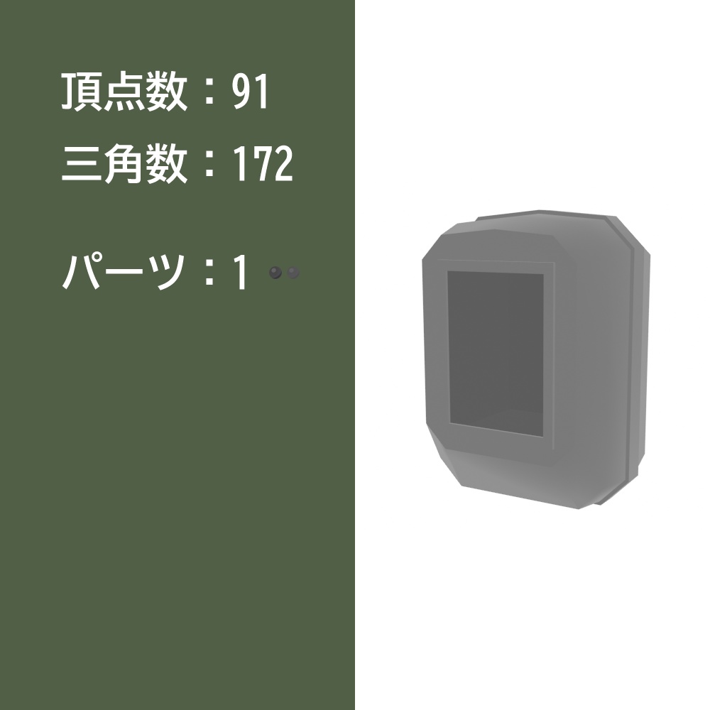 【3Dモデル】電気メーター