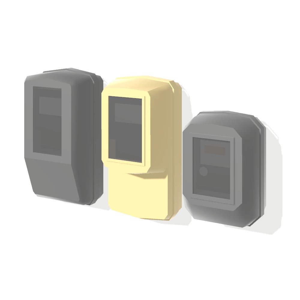 【3Dモデル】電気メーター