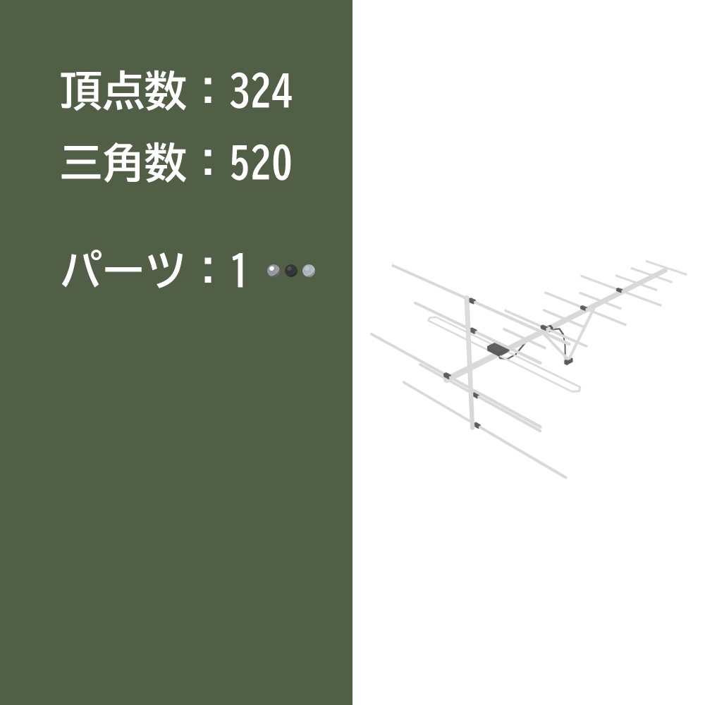 【3Dモデル】アンテナ