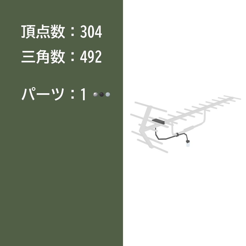 【3Dモデル】アンテナ