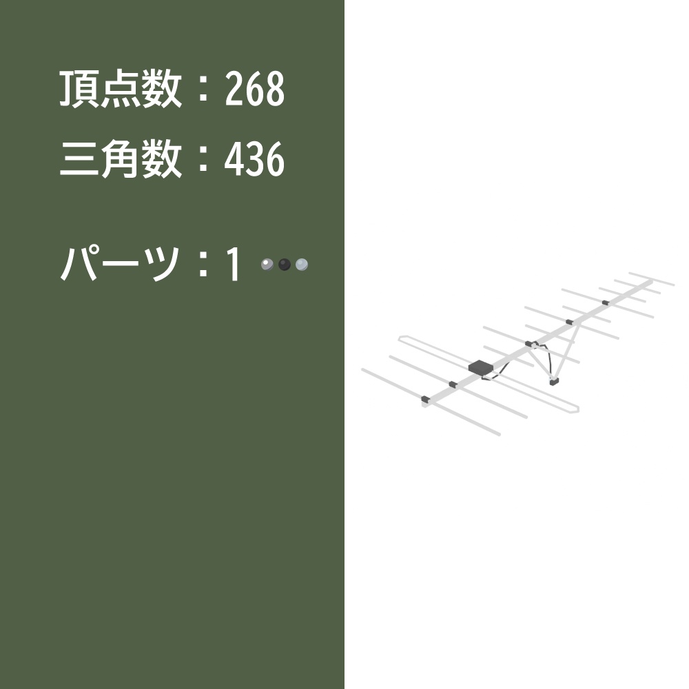 【3Dモデル】アンテナ