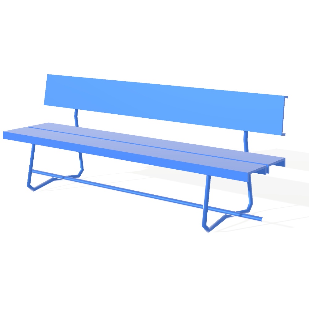 【3Dモデル】ベンチ