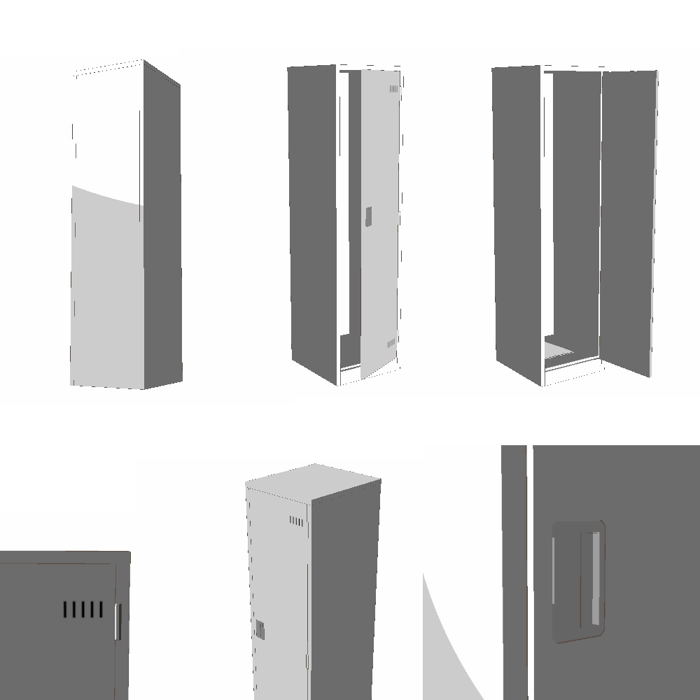 【3Dモデル】ロッカー