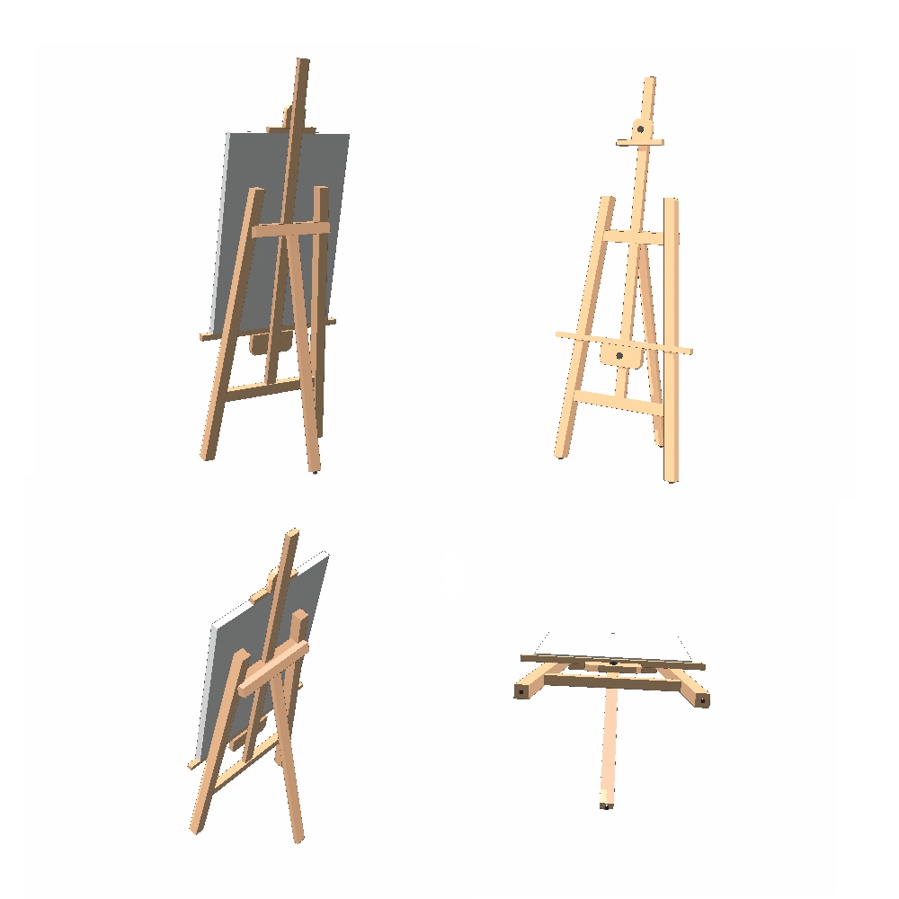 【3Dモデル】イーゼル