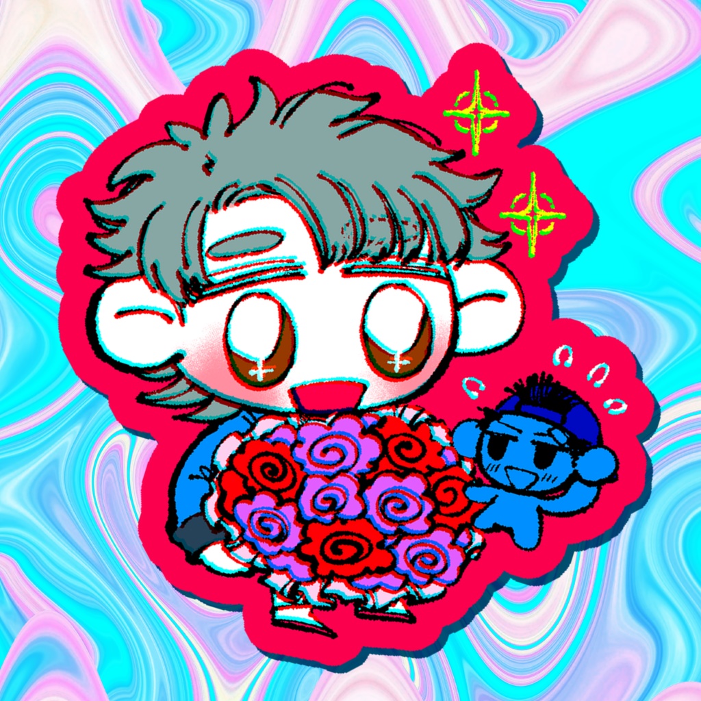 コウハイチャン lovely sticker