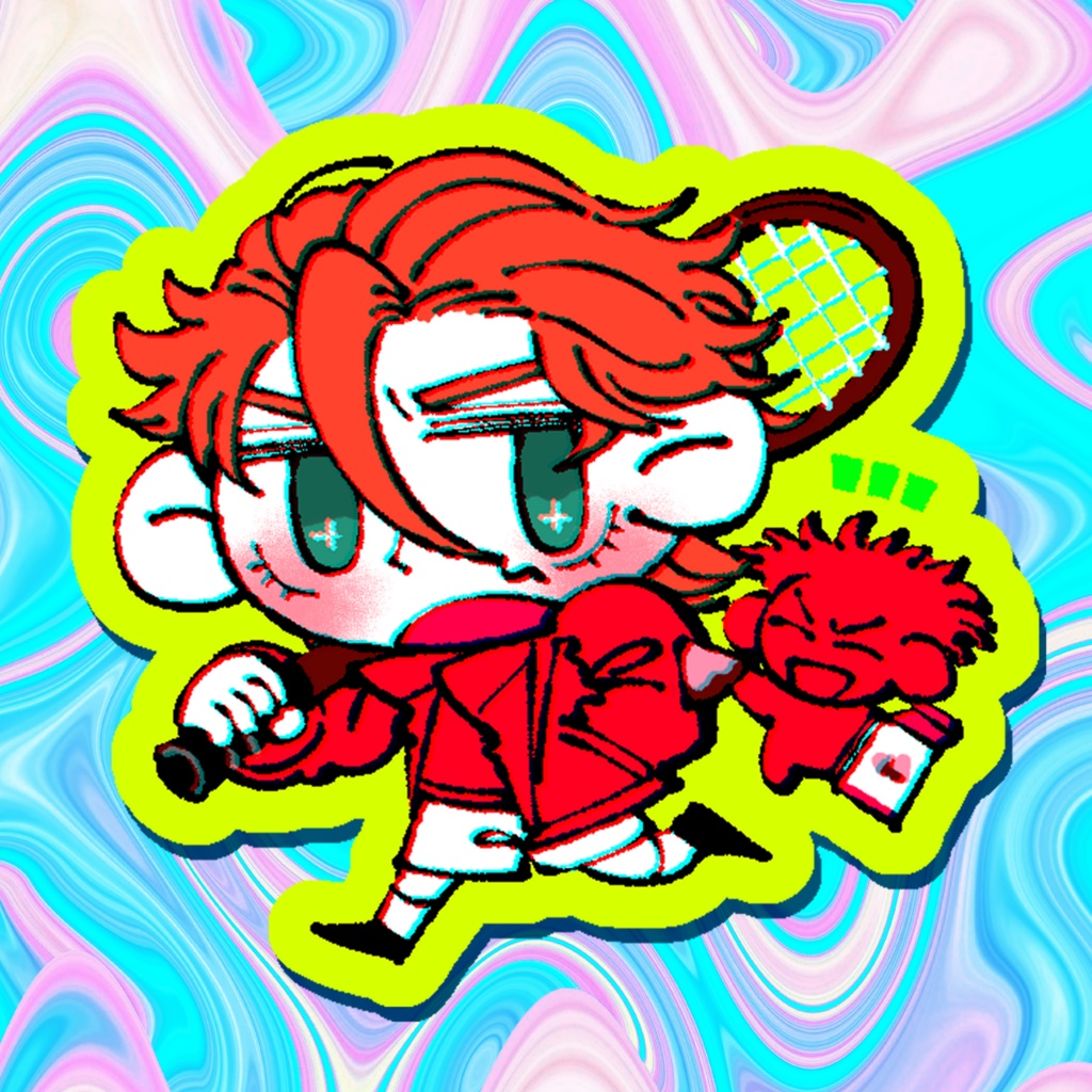 コウハイチャン lovely sticker