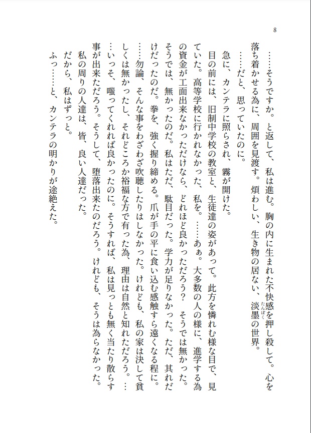 塵芥短編集 霞ヶ丘