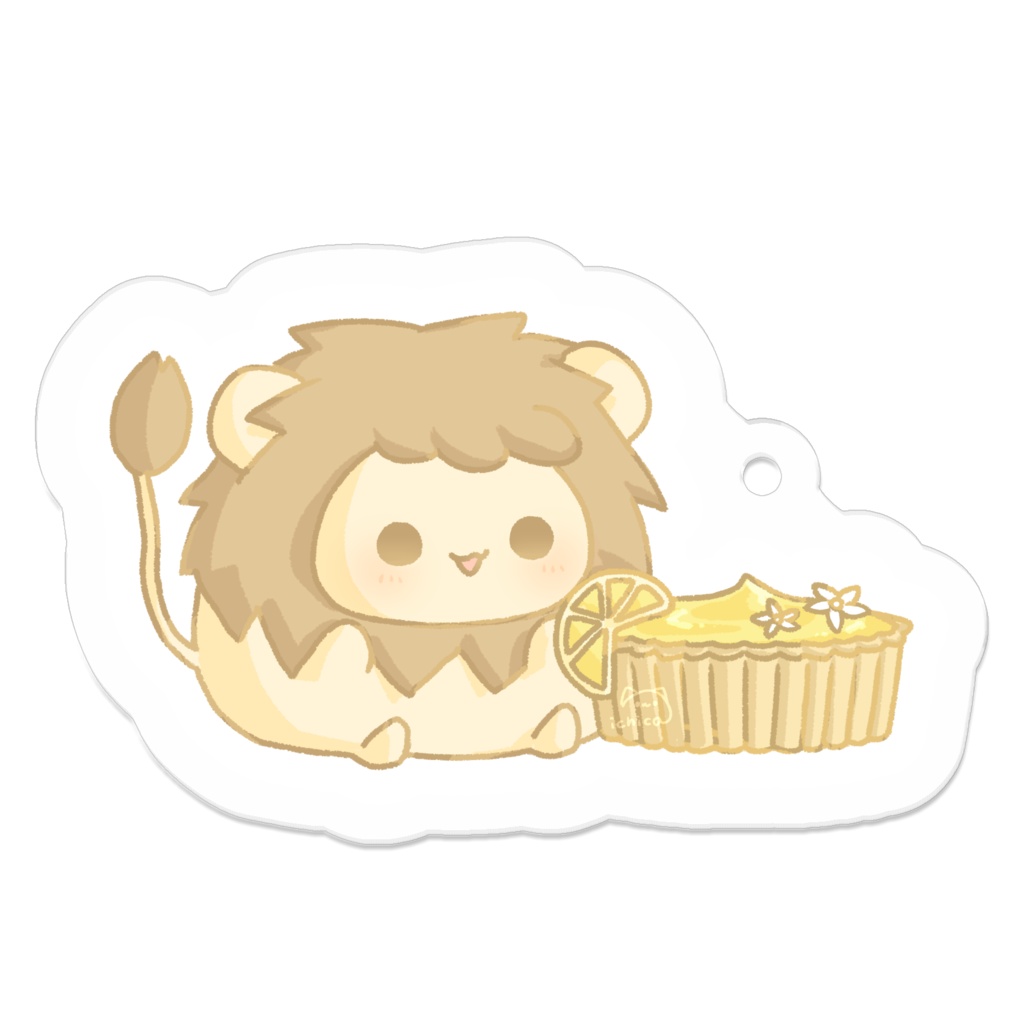 ライオンとレモンカードのタルト