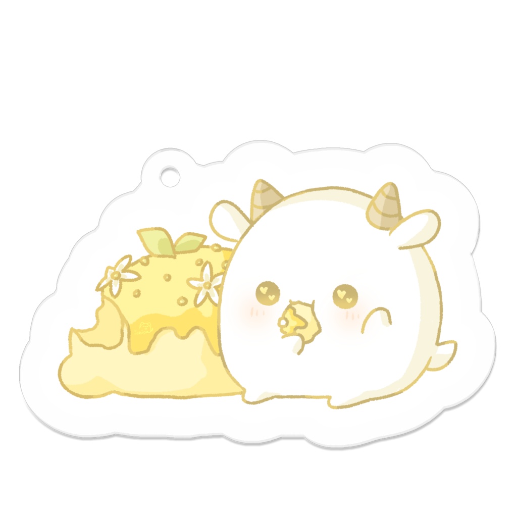 やぎとレモンのふんわりケーキ