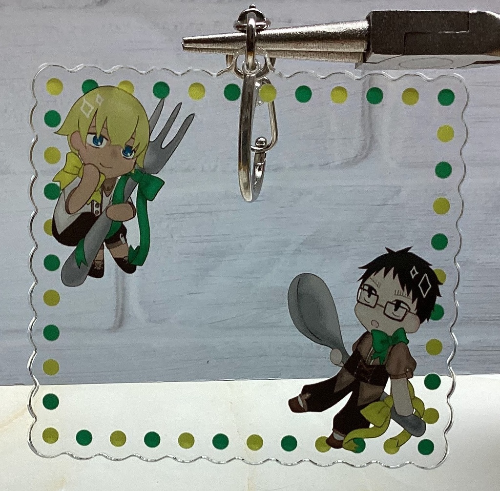 上司部下 アクリルキーホルダー(チョコ系クリアver.)