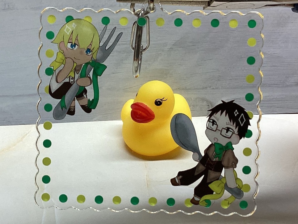 上司部下 アクリルキーホルダー(チョコ系クリアver.)