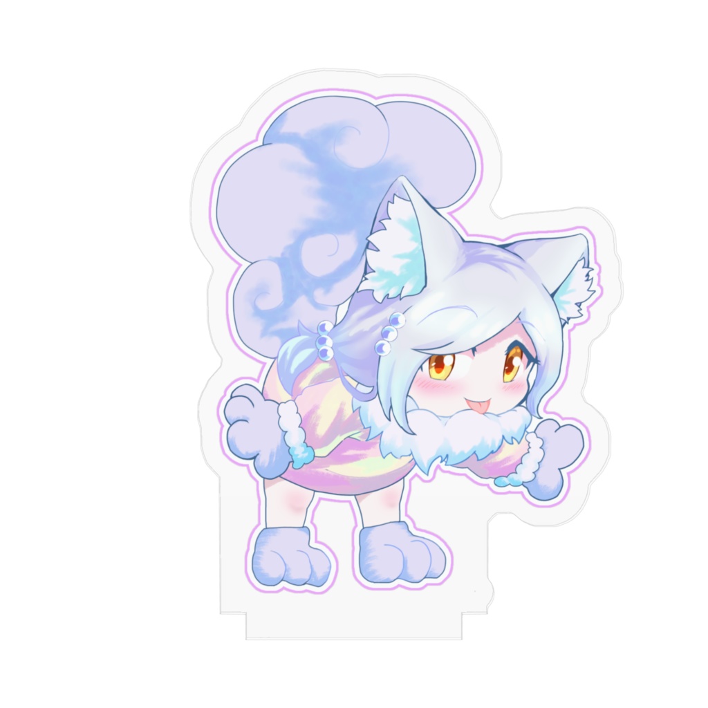 もふもふかわいいアクリルフィギュア(みゅー三周年記念)