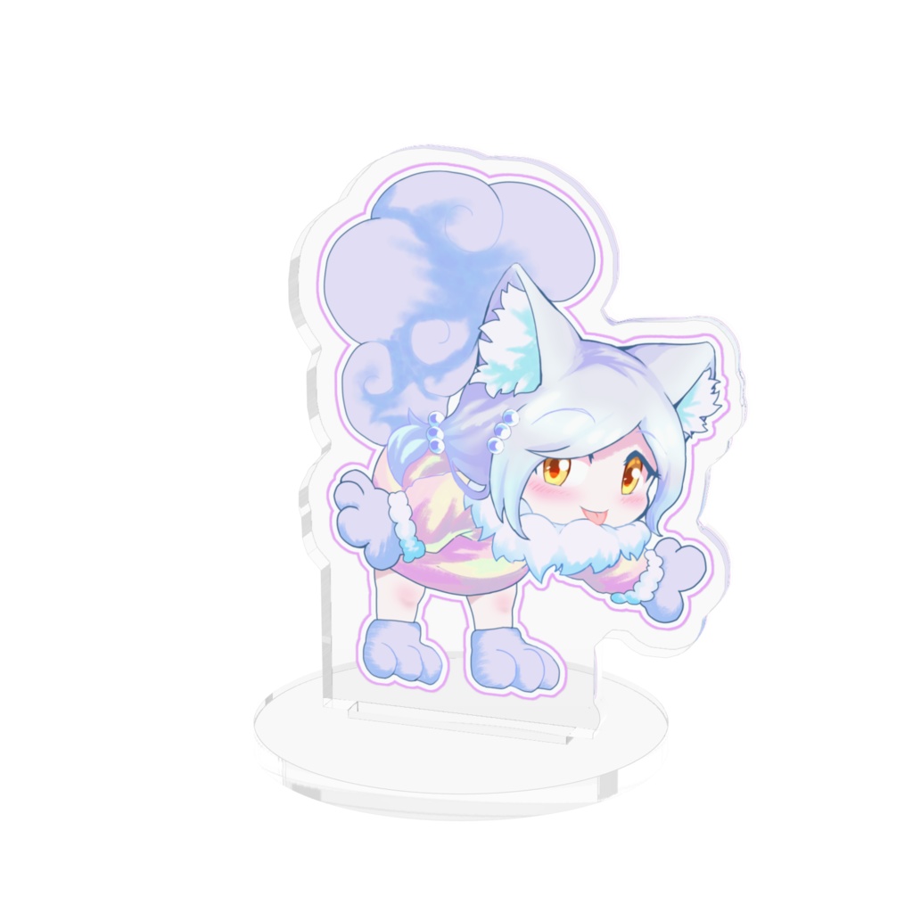 もふもふかわいいアクリルフィギュア（みゅー三周年記念）