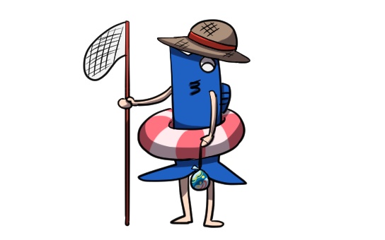 二足歩行の魚(夏)