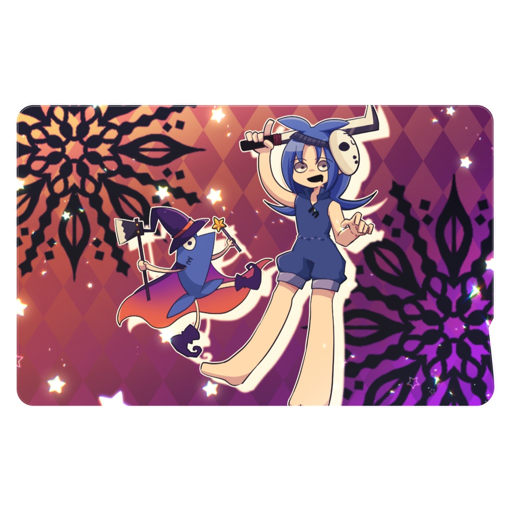 ハロウィンギョミギョミステッカー