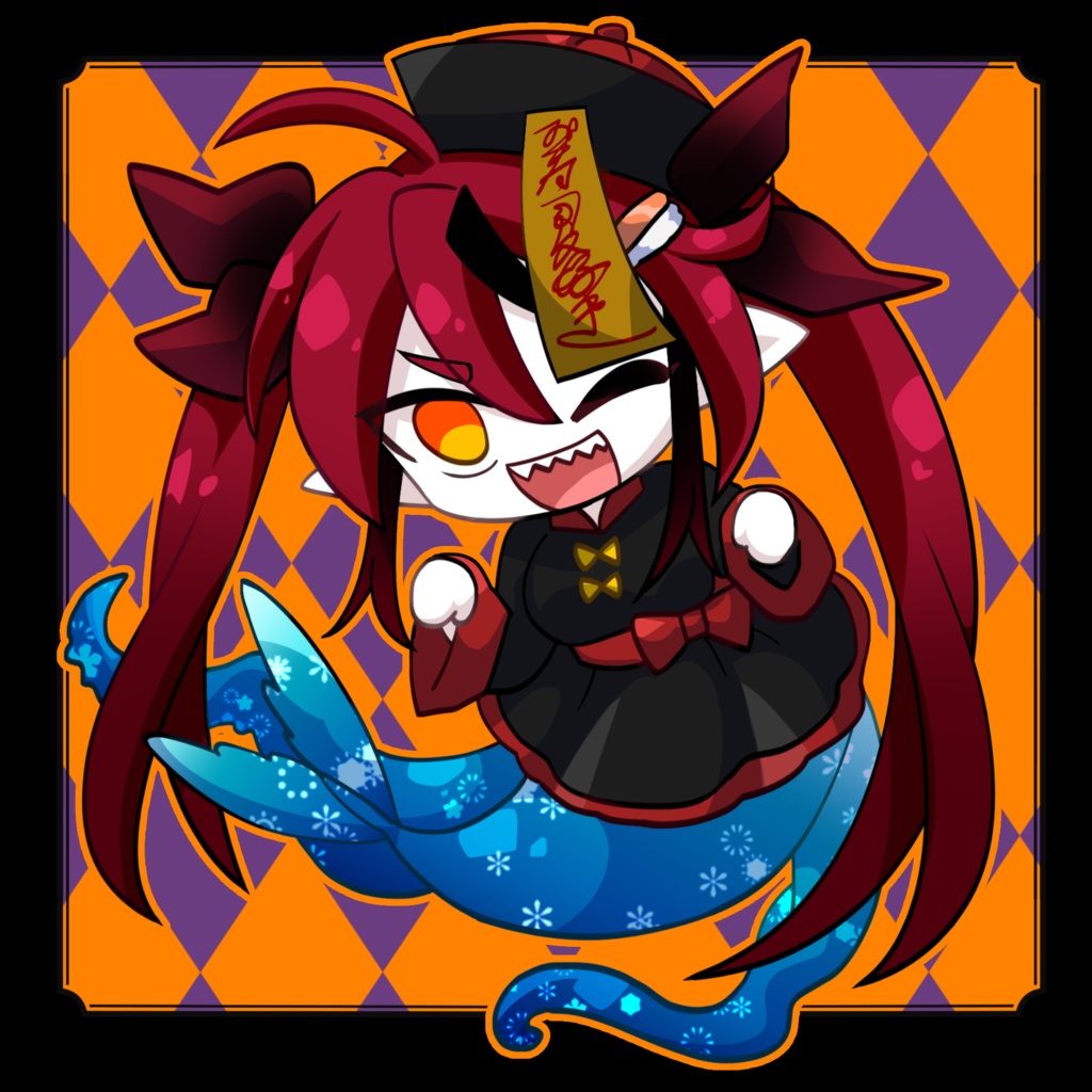 ウオミネくんハロウィンアクキー