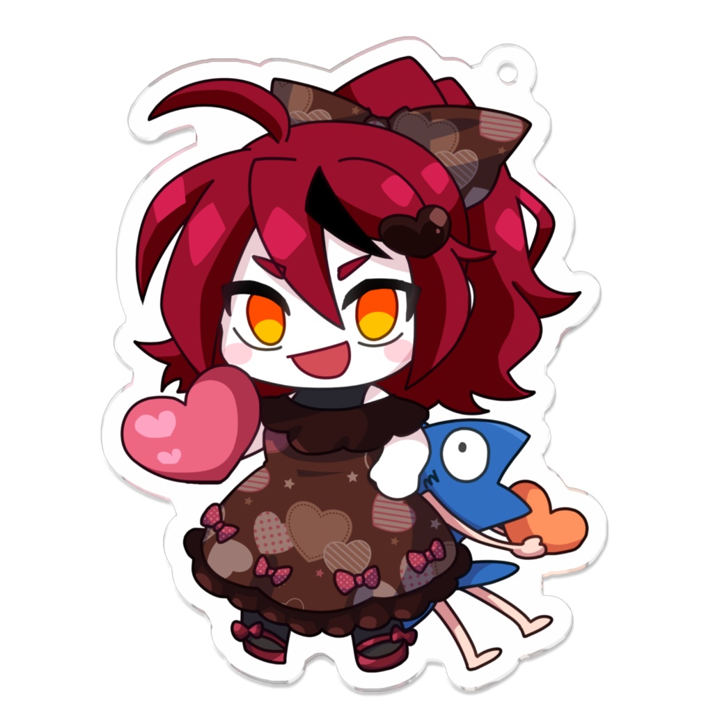 ウオミネくんバレンタインアクキー