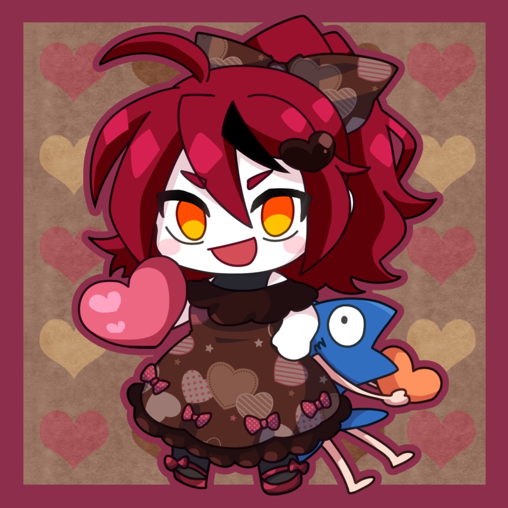 ウオミネくんバレンタインアクキー