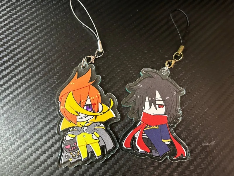 赤きエンザ&バディファイトアクキー