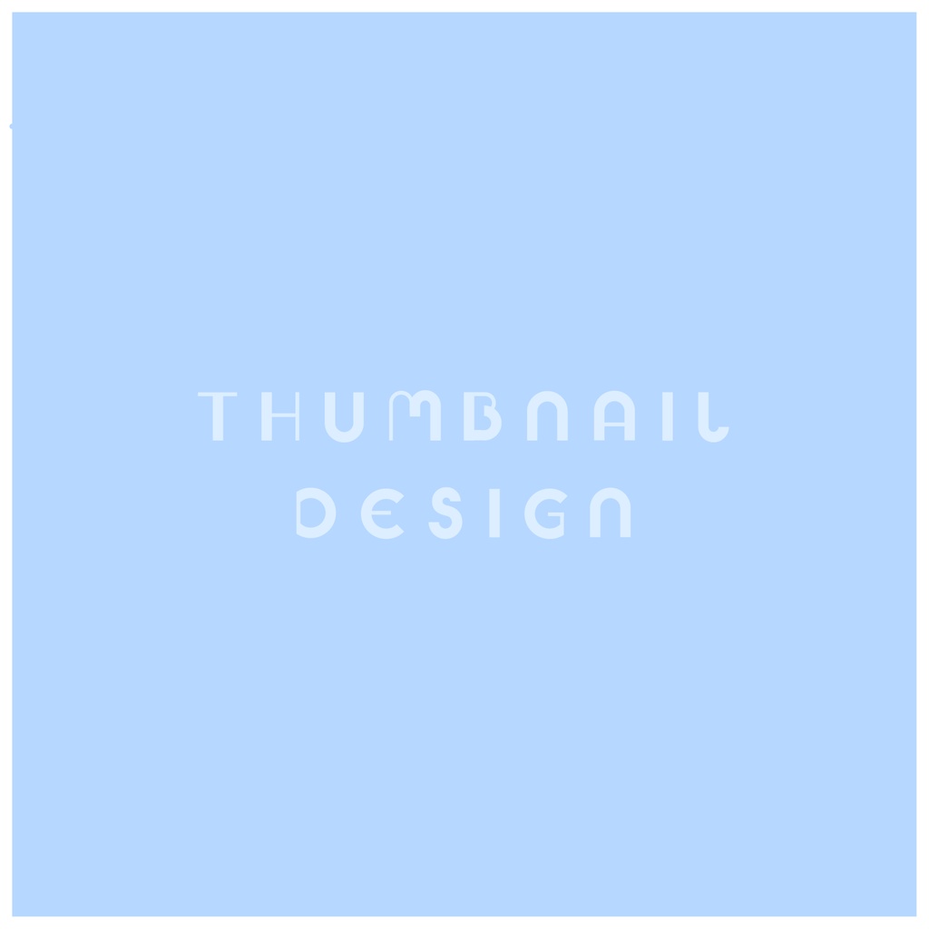 【準備中】サムネイルデザイン