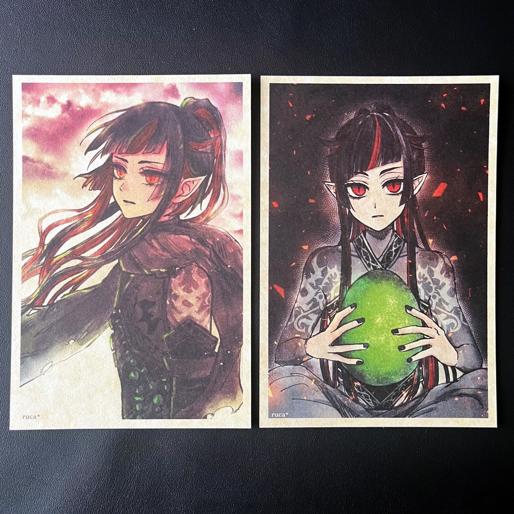 右大将リリア　イラスト２枚セット