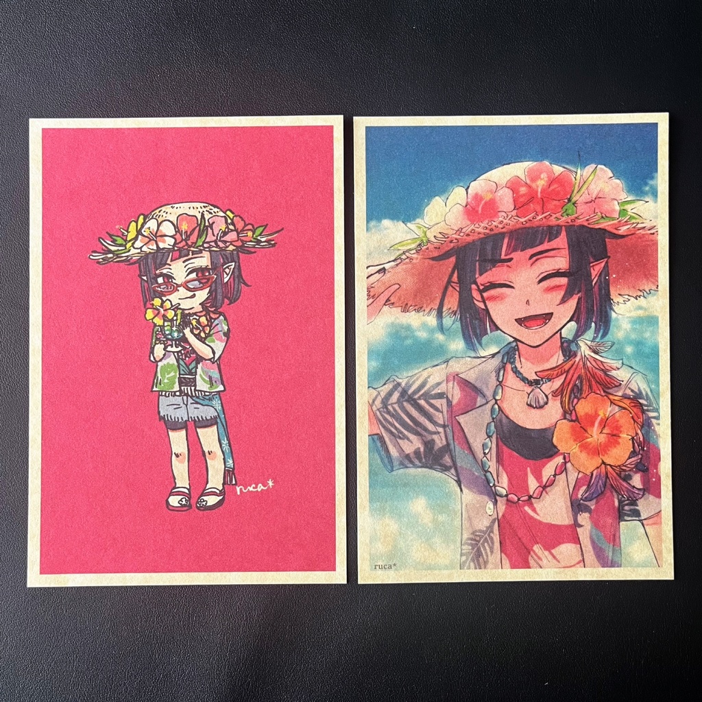 スイスイリリア　イラスト2枚セット