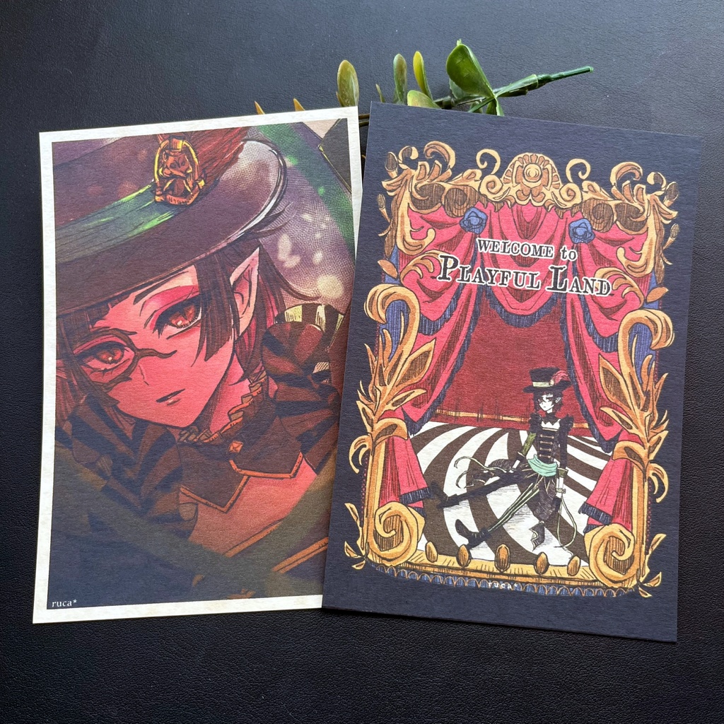 プレフルリリア　イラスト2枚セット