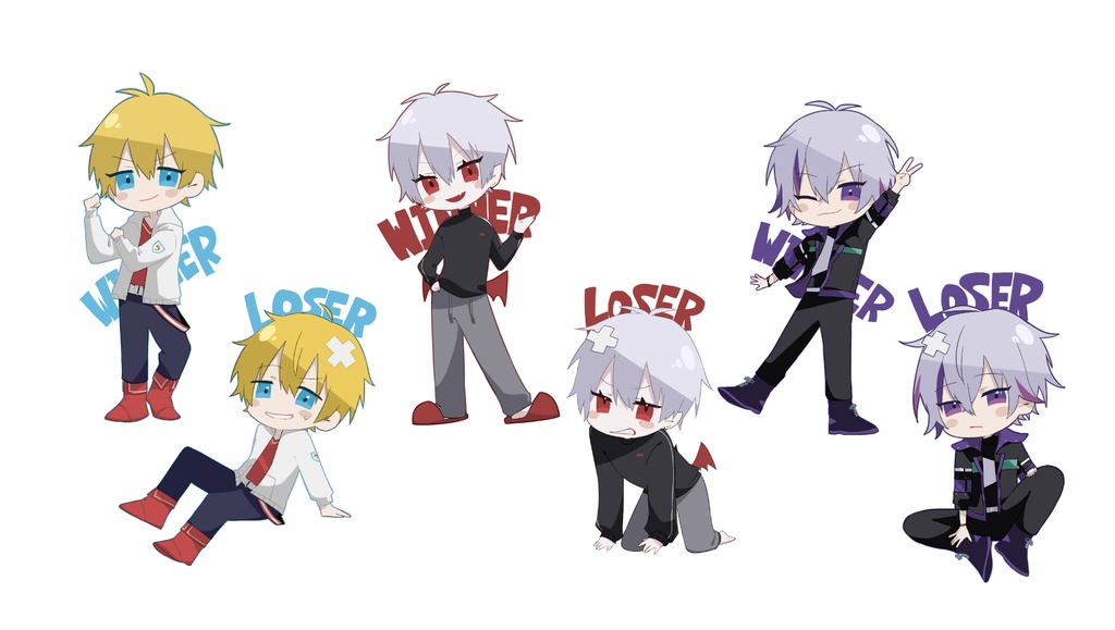 AQF_アクリルスタンド_タイマン頂上決定戦