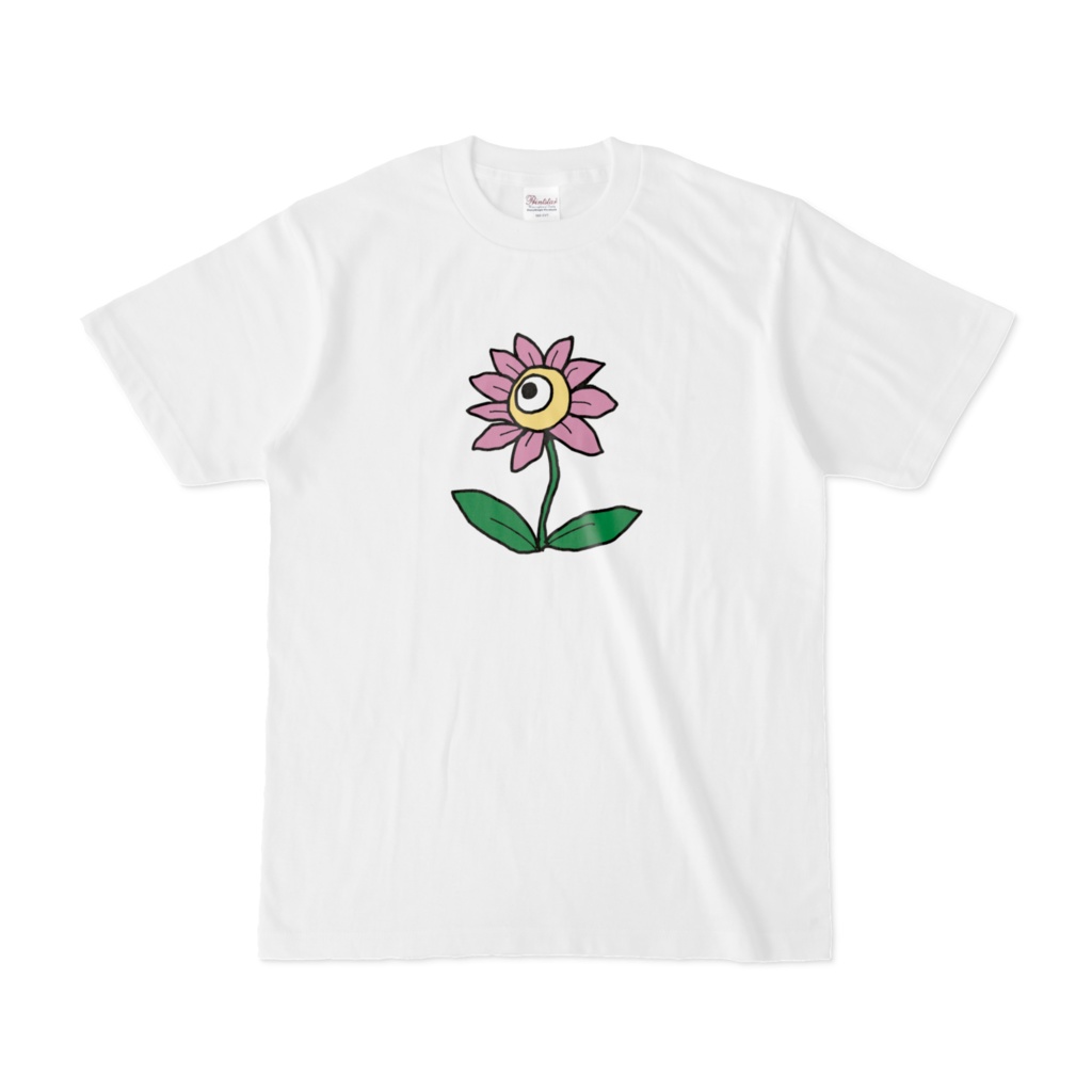 目玉フラワー_Tシャツ