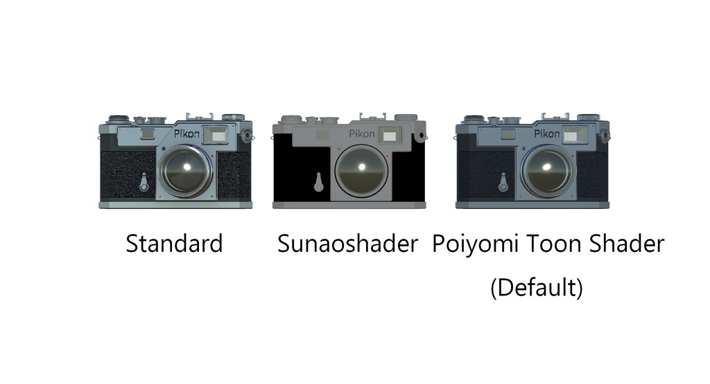 【VRChat向け】Pikon V3 レンジファインダーフィルムカメラ