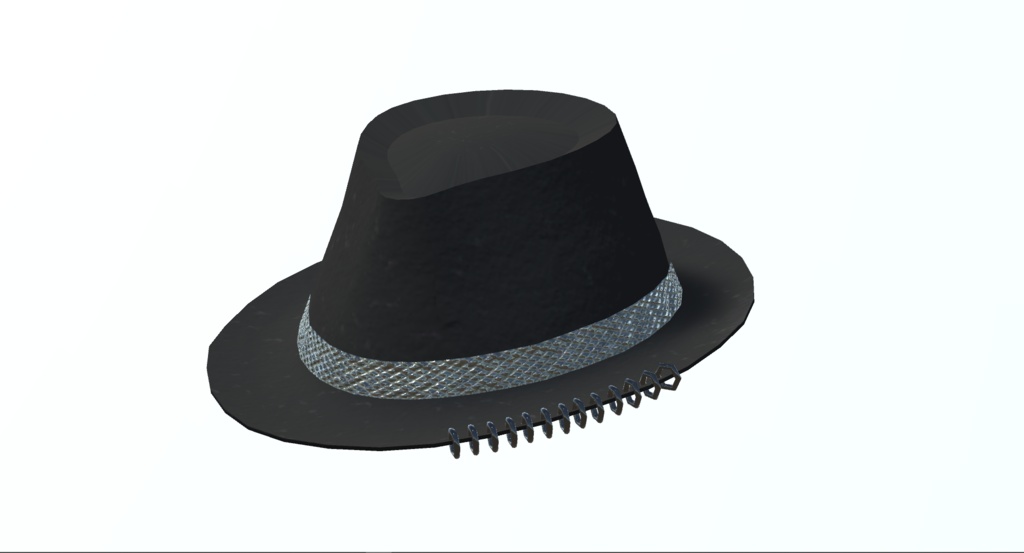 【VRC想定アクセサリー】ミュージシャン・ハット&キャップ