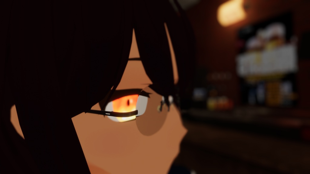 【VRChat想定】フレームレス眼鏡