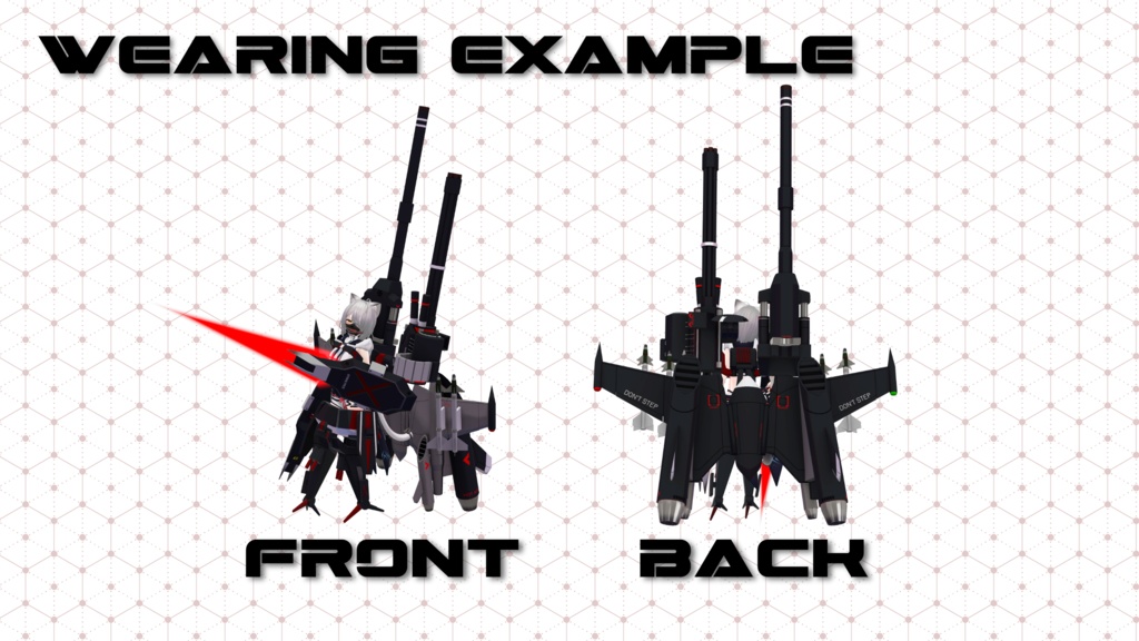 【VRChat想定】AQUILA SYSTEM【飛行メカユニット】