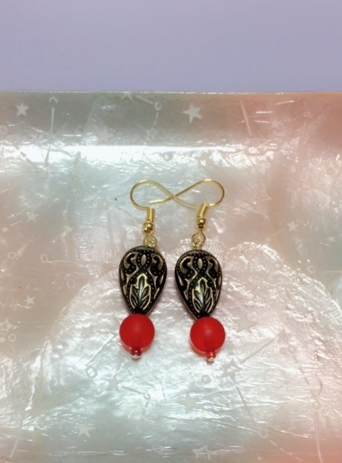 ヴィンテージハートピアス