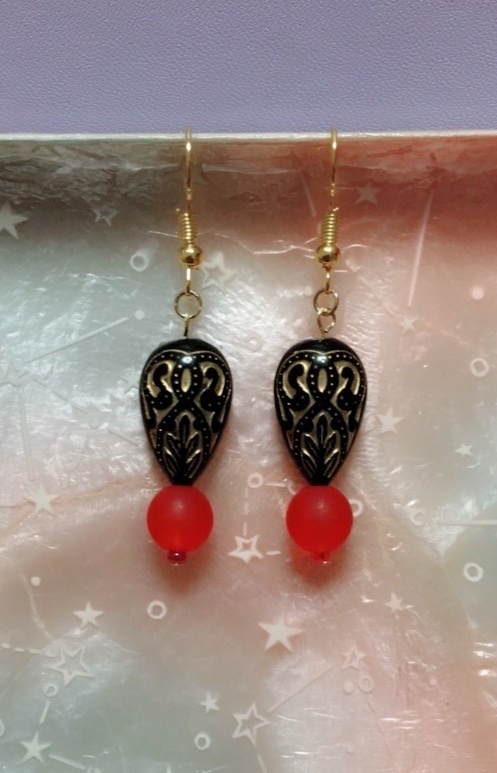 ヴィンテージハートピアス