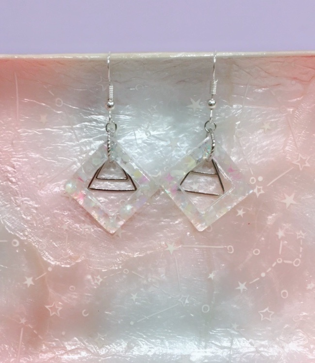 淑やかコズミックピアス クリア