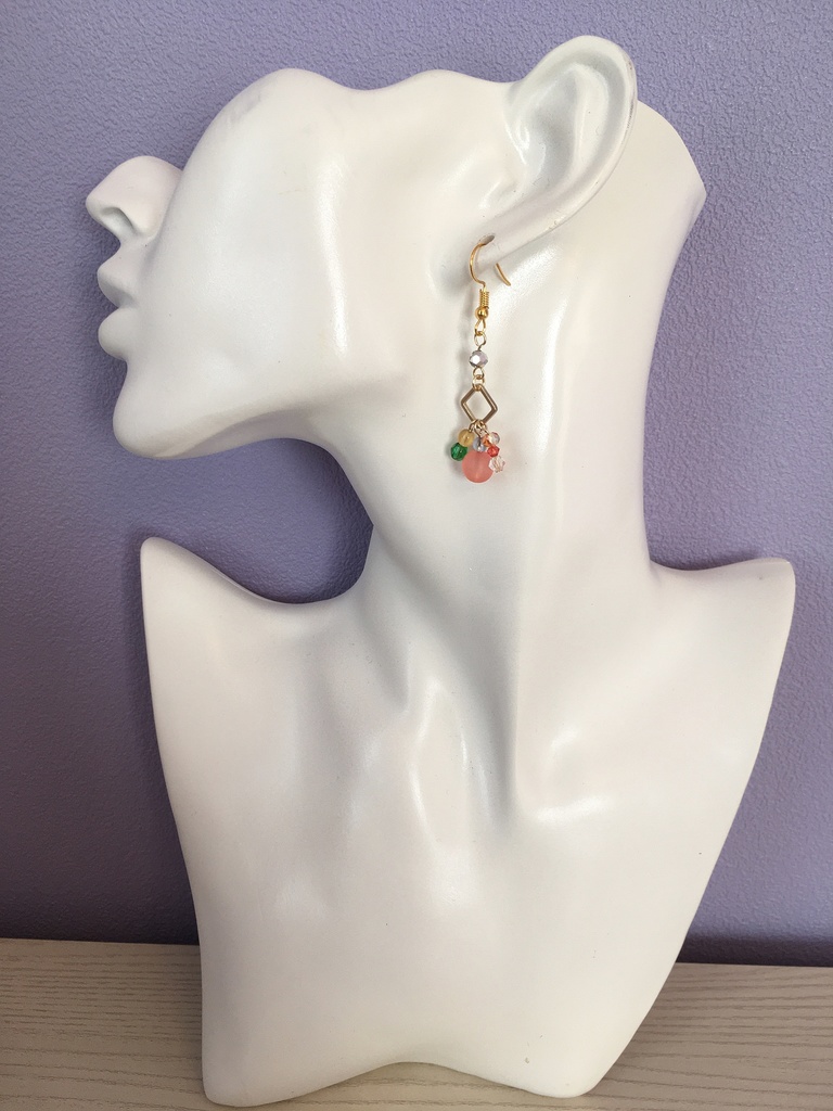 ♦︎鬼滅の刃♦︎錆兎イメージビーズピアス