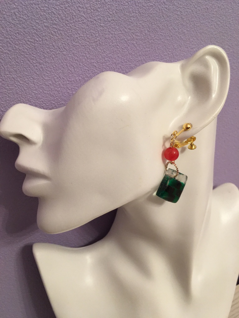 ♦︎鬼滅の刃♦︎竈門炭治郎イメージイヤリング