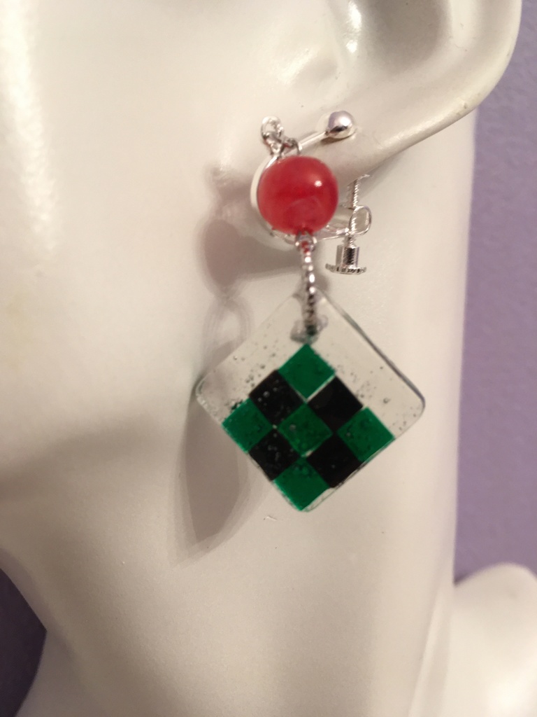 ♦︎鬼滅の刃♦︎竈門炭治郎イメージイヤリング