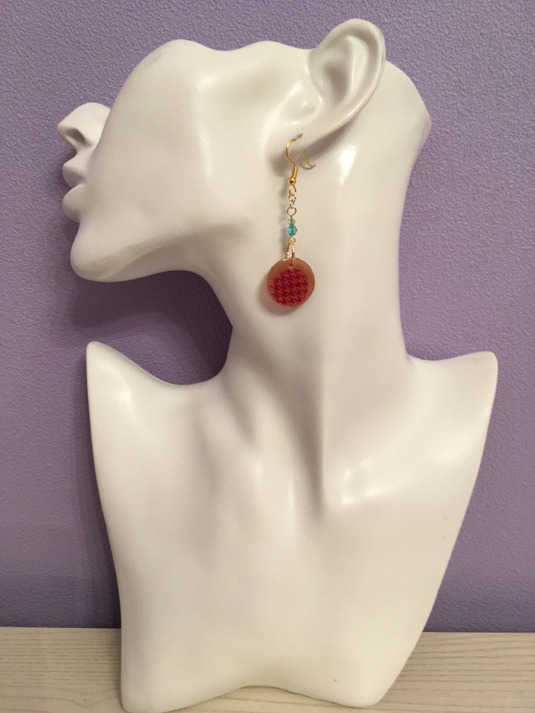 ♦︎ヒプノシスマイク♦︎白膠木簓イメージレジンピアス