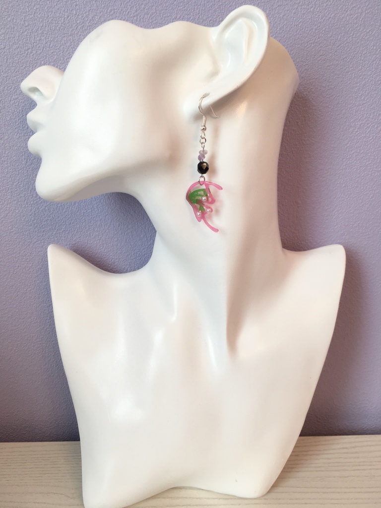 ♦︎鬼滅の刃♦︎胡蝶カナエイメージピアス