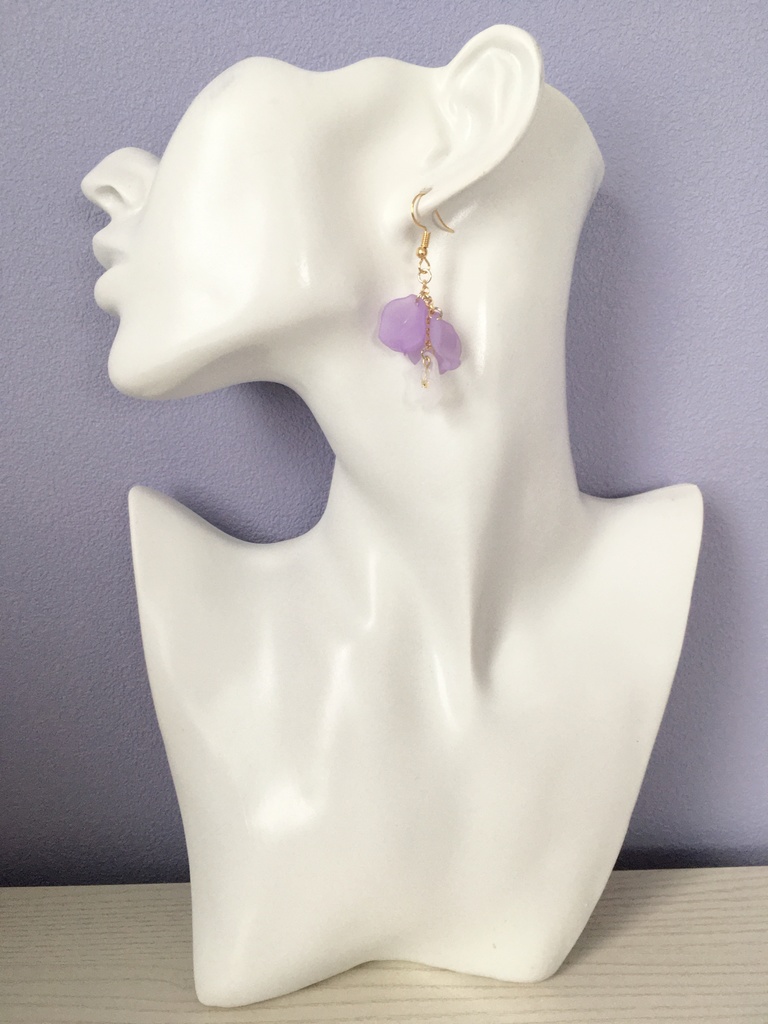 藤の花ピアス