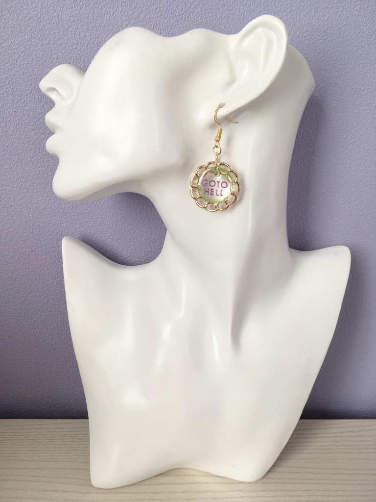 ♦︎KOP♦︎大和アレクサンダー『GO TO HELL!!』イメージピアス