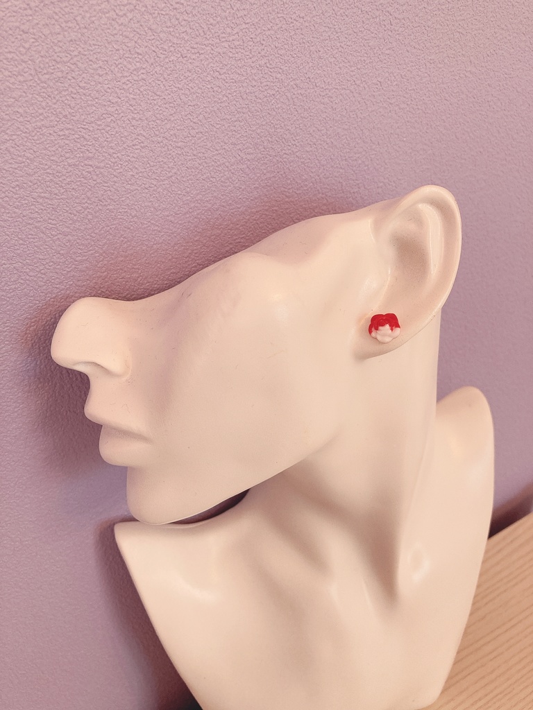 ♦︎ツイステ♦︎薔薇を塗ろうピアス/イヤリング