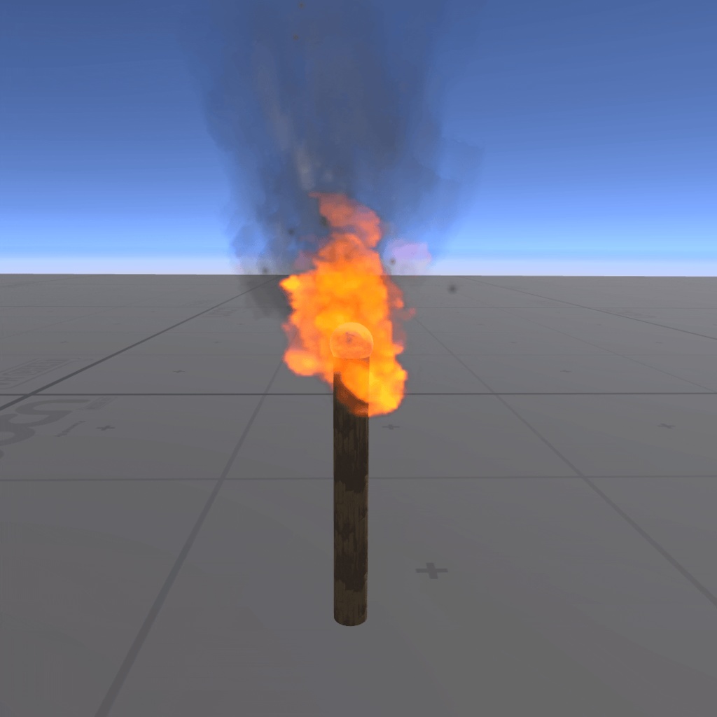 たいまつギミック(VRCワールドギミック)