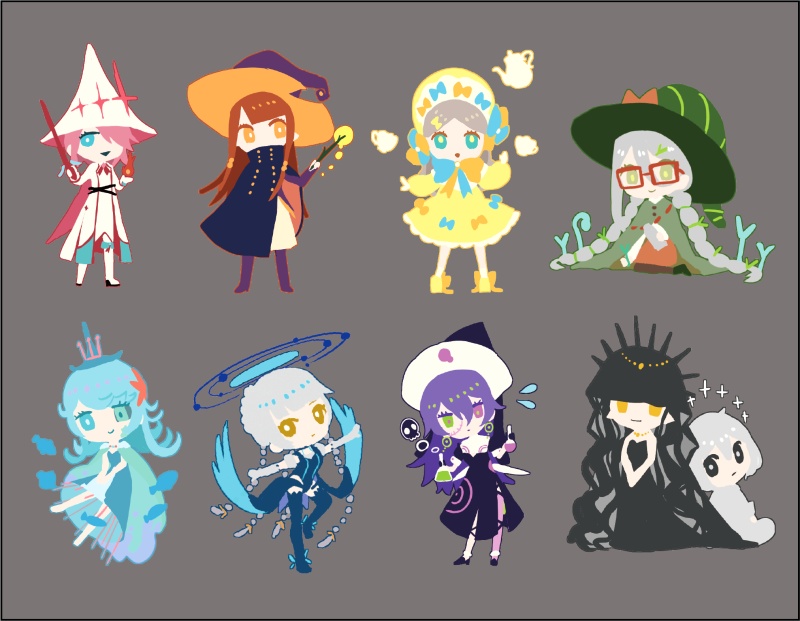 ナナイロ魔女アクリルチャーム