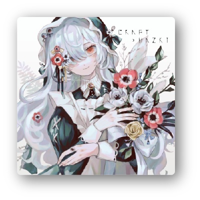 スクエア缶バッジ